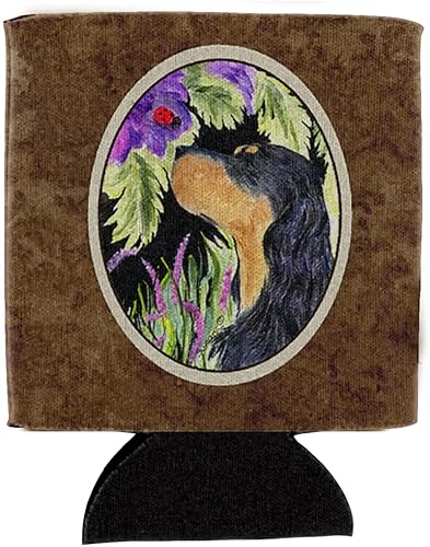 Caroline's Treasures SS8250CC Gordon Setter - Enfriador para latas o botellas, funda lavable para bebidas, soporte aislado plegable, multicolor