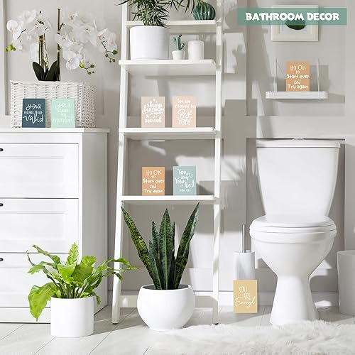 Miniatura 6 de 9 Pcs Mental Health Awareness Wall Decor, Positive Affirmations Signs for Therapist Office, Counselor Desk, Classroom & Home, Motivational Gifts for