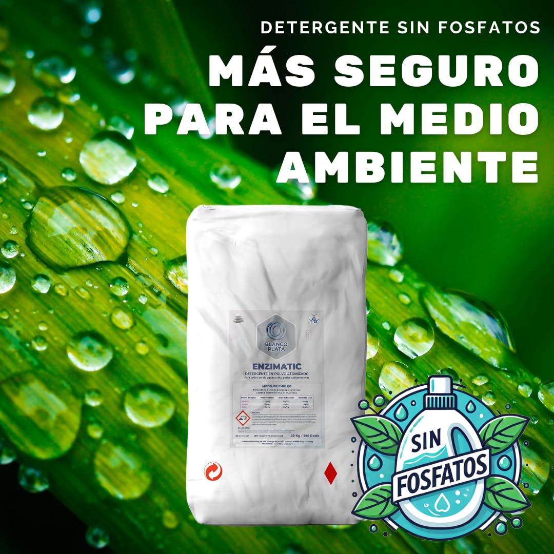 Detergente Lavadora Blancoplata (Polvo 20 Kg)