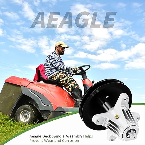 Miniatura 7 de AEagle Conjunto de husillo de cubierta para MTD 618-06989 918-06989 Troy-Bilt MTD T1500 T1600 LT 4600 CLT46CVT TB46 Horse XP 13AL78XT099 13AL78XT299