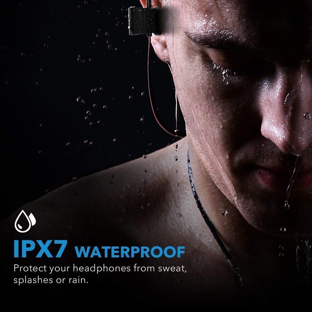 Auricolare Bluetooth HolyHigh Yuanguo2 Best cuffie sportive resistenti  all'acqua Waterproof standard IPX7 senza fili con
