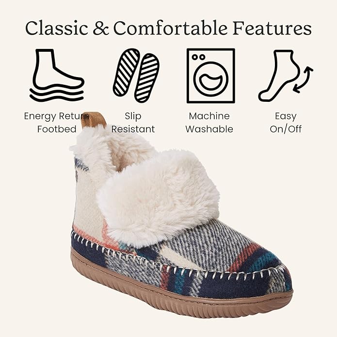Dearfoams Pantufla Mujer Moritz Cálida Para Interiores/Exteriores miniatura 4
