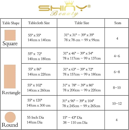 Miniatura 4 de ShinyBeauty Mantel redondo de algodón y lino, sin arrugas, a prueba de polvo, mantel de mesa rústico lavable de 55 pulgadas, mantel de algodón con