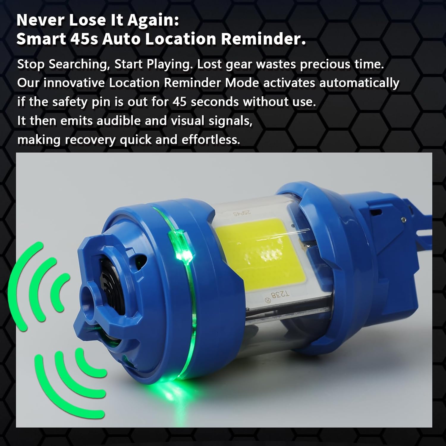 T238-Tactical Grenade Airsoft Grenade Toys，Airsoft Flashlight Flashbang Plastic Grenade,Tactical Gear Accessories for Army Fans Military(Blue)