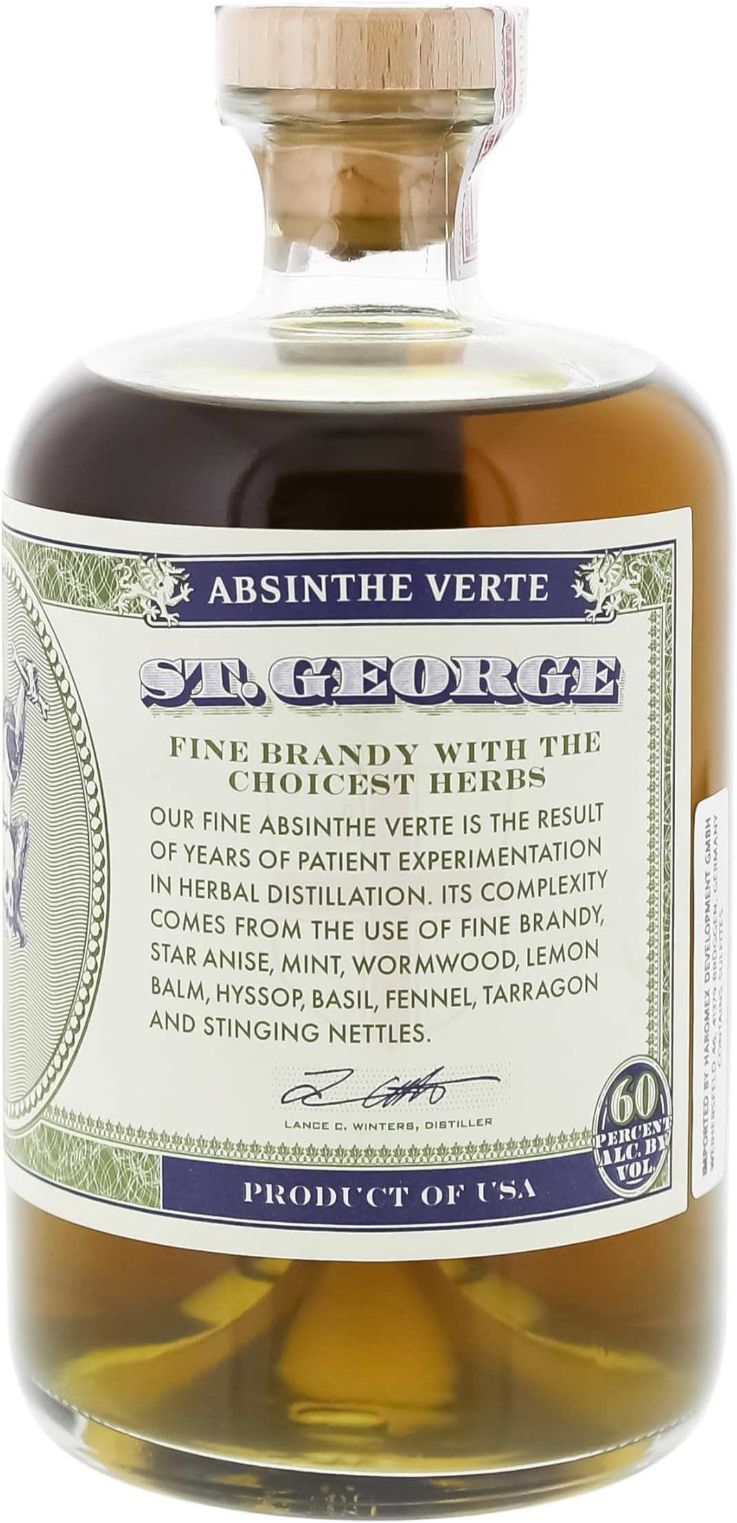 ST GEORGE 'S Absinthe Verte Absinthe (70cl)