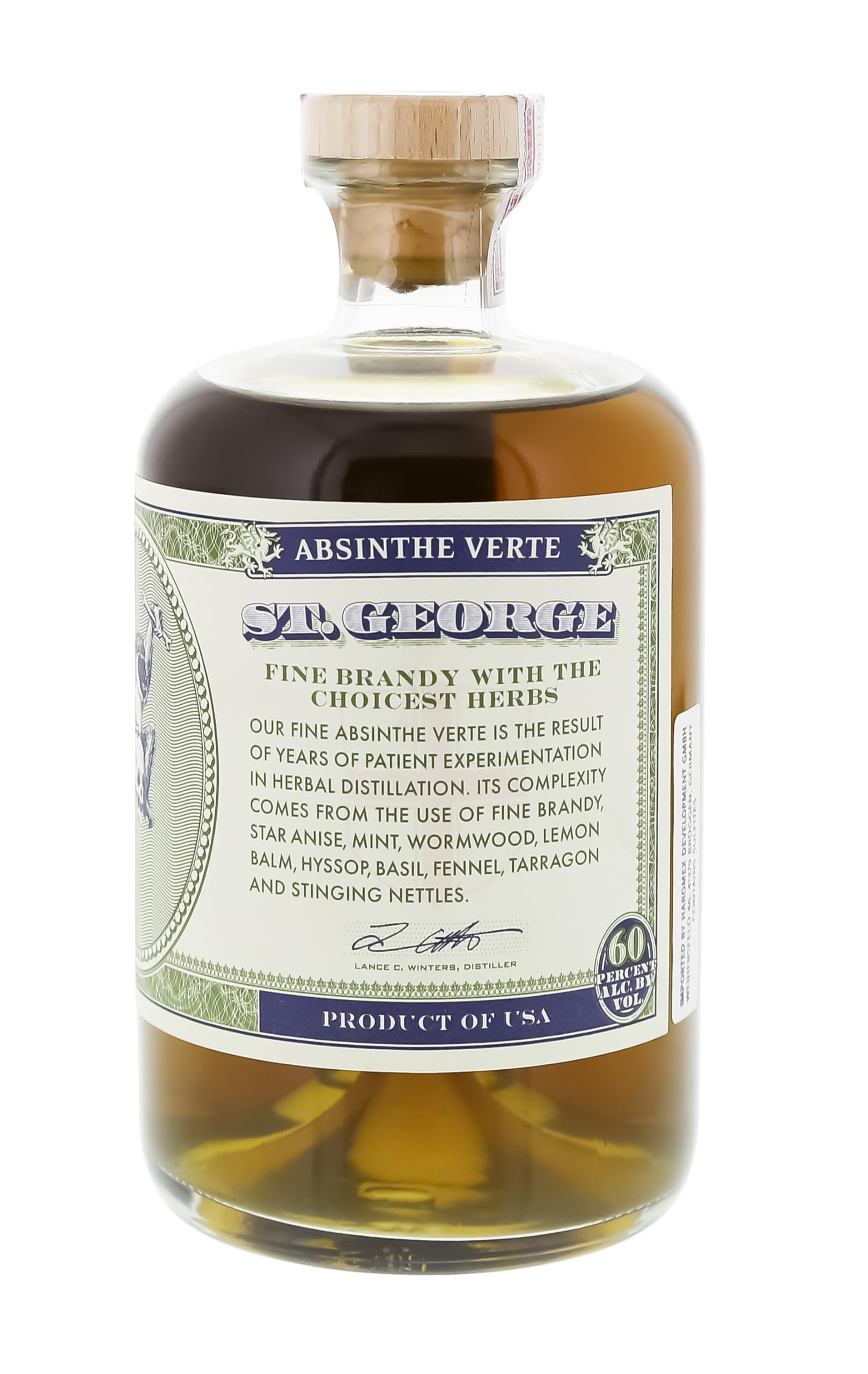 ST GEORGE 'S Absinthe Verte Absinthe (70cl)