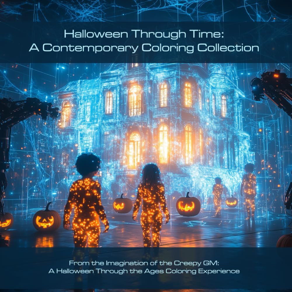 Livre coloriage Halloween adulte contemporain premium avec papier épais de haute qualité