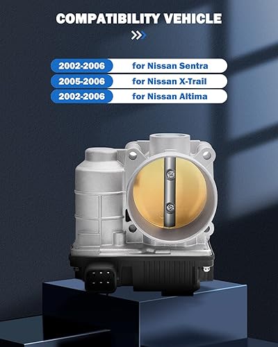 Miniatura 6 de Cuerpo del acelerador para Nissan para Altima 2.5L 2002-2006 para Nissan para Sentra 2.5L 2002-2006 Reemplazar el cuerpo electrónico del acelerador