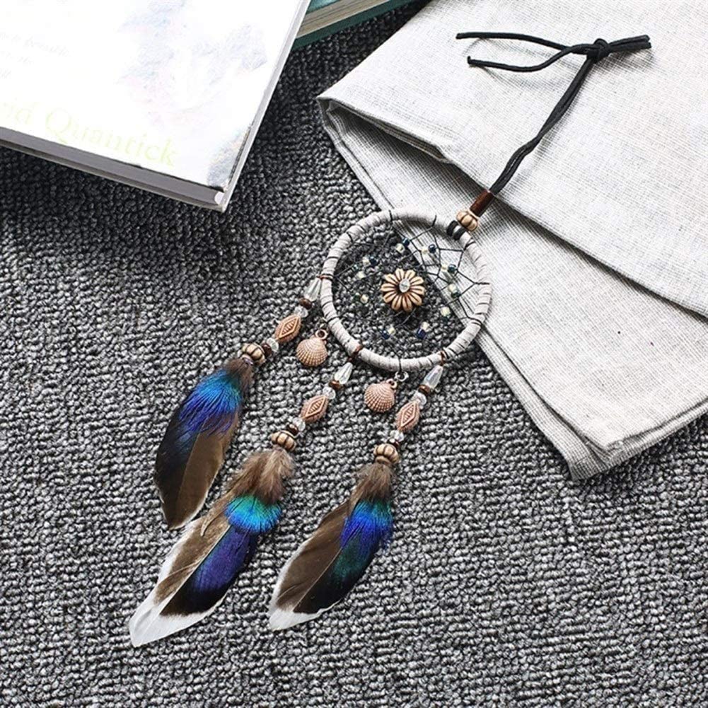 Windspiele, Handgemachte Kleine Traumfänger Muscheln Traumfänger Windspiele Auto Anhänger Wandbehang Ornamente Wohnkultur Hängendes Wind Chimes