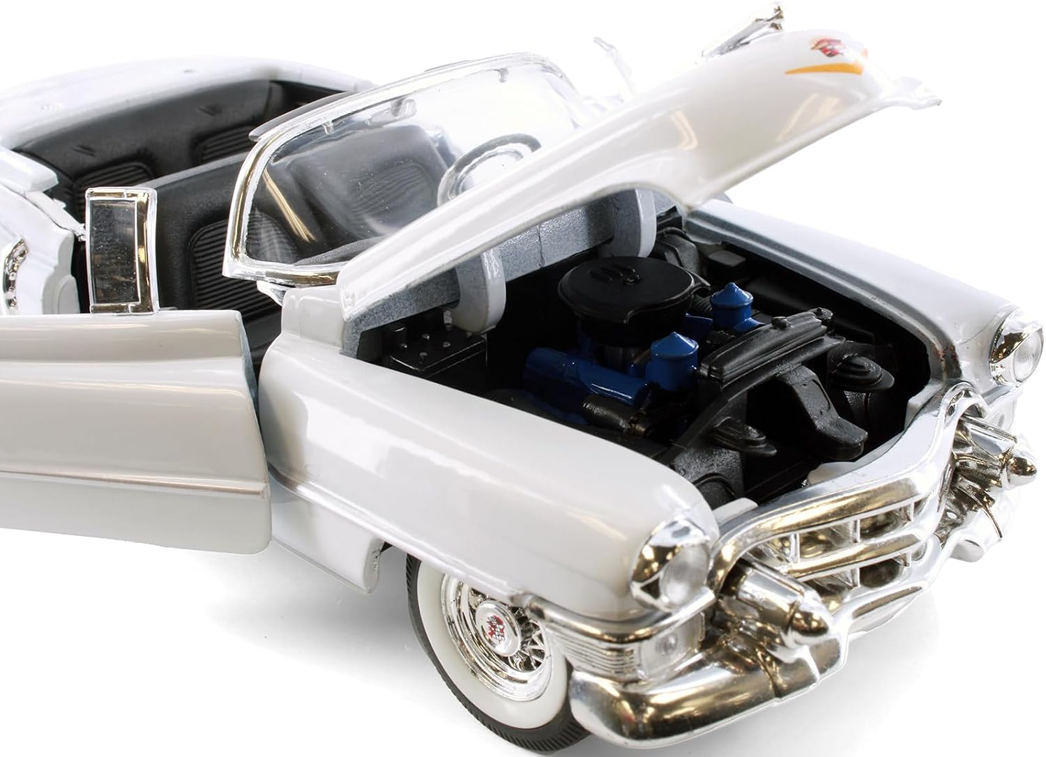 1953 Eldorado Convertible, White - 22414C/4D - 1/24 Scale Diecast Model Car