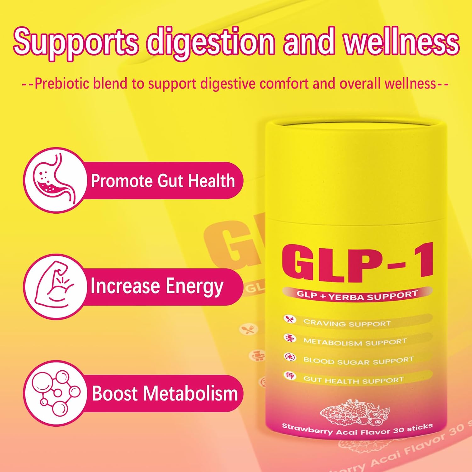 Glp-1 Drink Mix–Support Dual Action Craving &Amp; Metabolism | B...