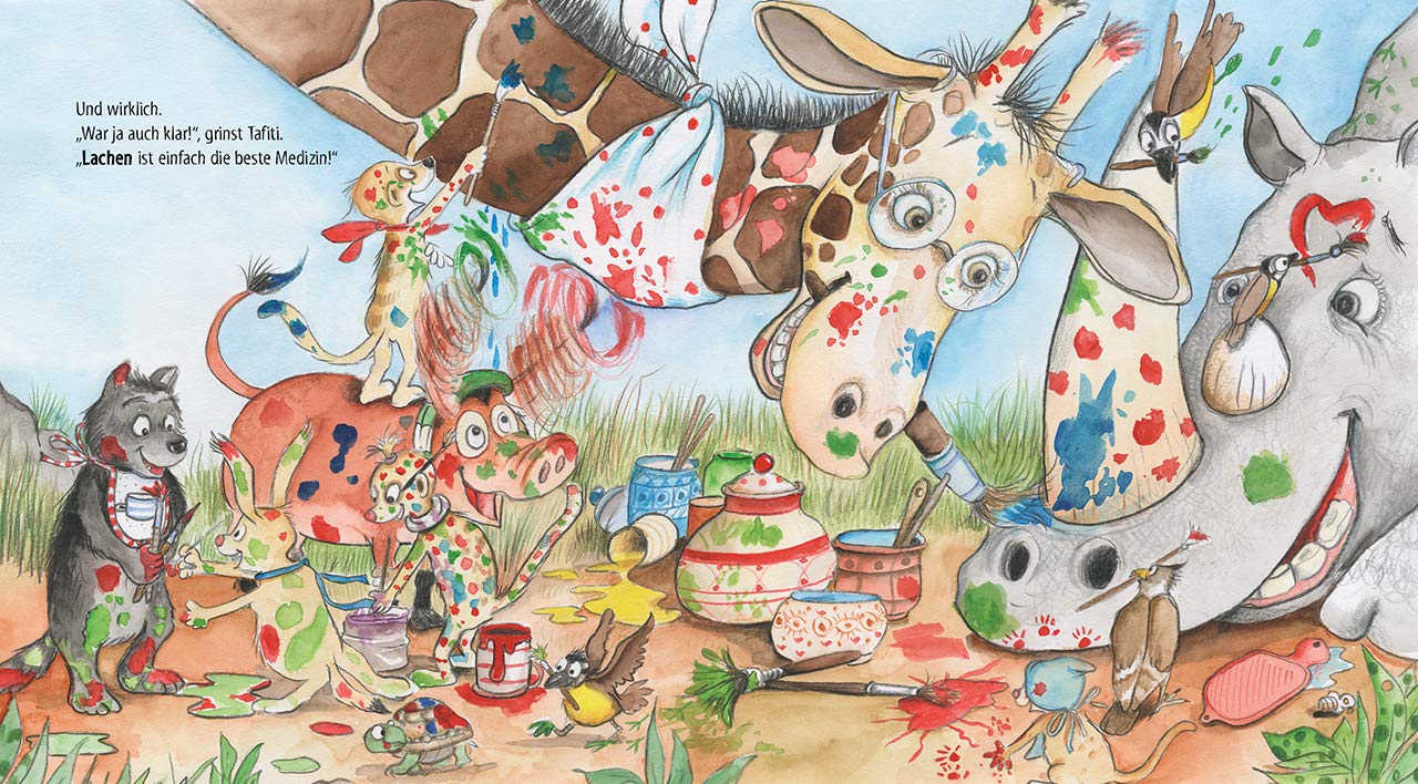 Tafiti - So mach ich dich gesund: Bilderbuch zum Thema Kranksein, Trostbuch für Kinder ab 4 Jahre