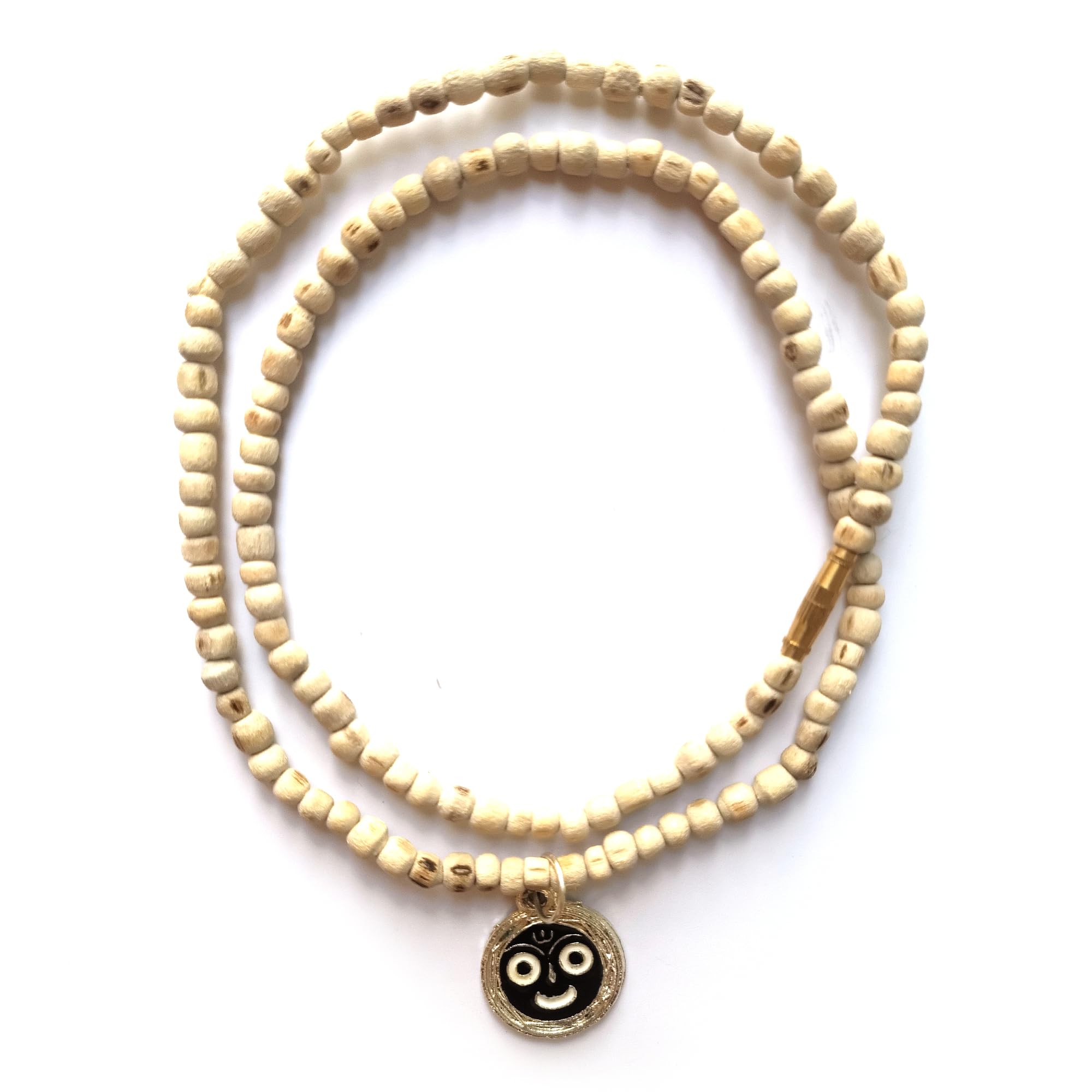 Original Tulsi Kanthi Mala – Unisex Adult Jaap/Chanting Mala from Vrindavan Dham with Mahaprabhu Jagannath Ji Locket (Single Round, Approx. 18 inch)-image-16