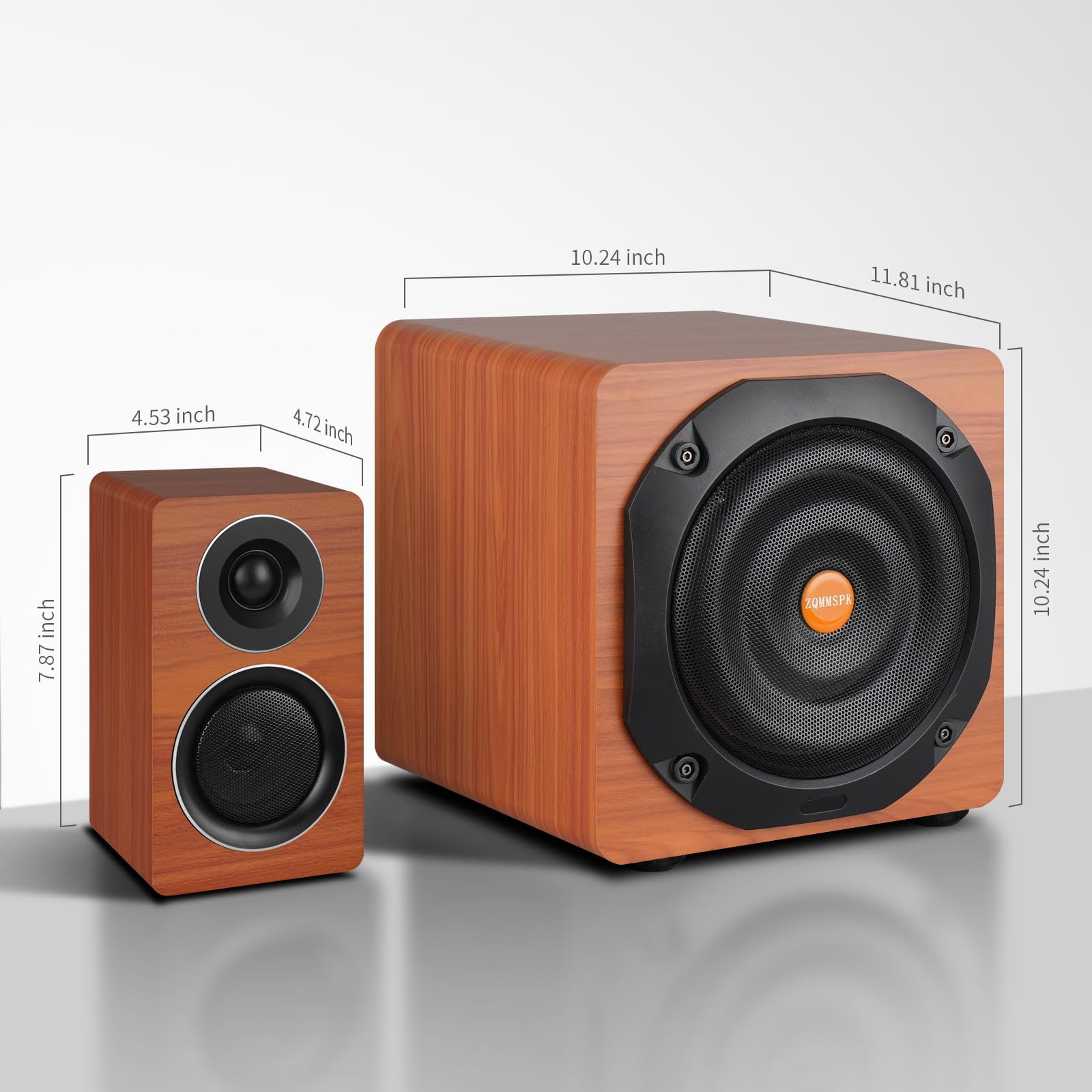 Altoparlanti per computer 2.1 con subwoofer, 100 W RMS, Bluetooth 5.3