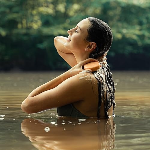 Miniatura 5 de Barra de champú, barra de champú de agua de arroz, champú para el crecimiento del cabello para hombres y mujeres, champú en barra para cabello