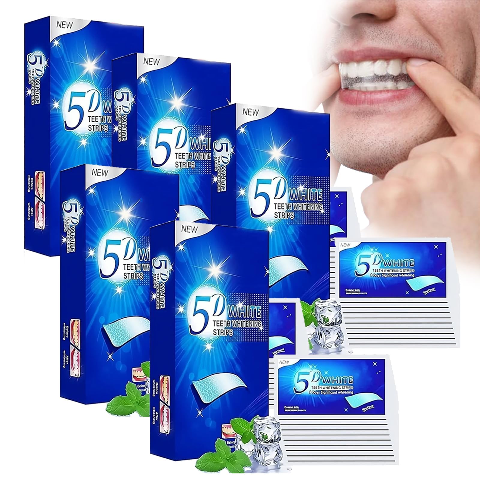 5Dホワイトニング72個セット Amazon.co.jp: Elunara 歯のホワイトニング ストリップ、5d ホワイト