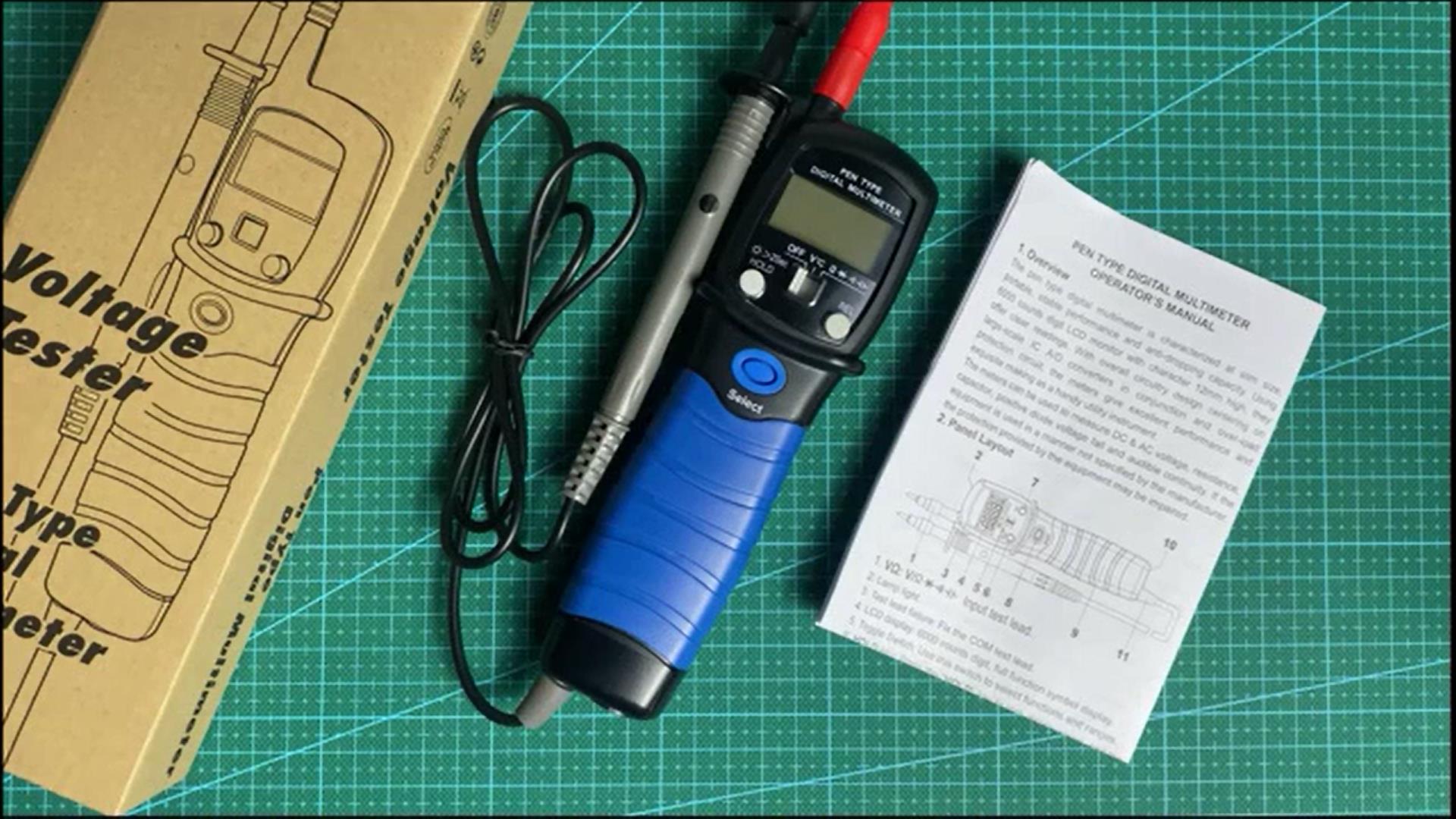 Image of Pen Type Multimeter 6000 Counts, Digital 600V High Voltage Meter Tester, Pocket Small Pen Multimeter with AC /DC 60M Ohm Resistance Meter Resistance Continuity Diode Electrical Circuit Tester