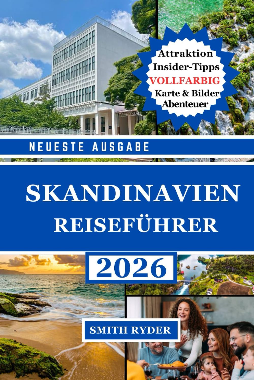 SKANDINAVIEN-REISEFÜHRER (VOLLFARBE AUSGABE): Eine umfassende Reise durch Norwegen, Schweden und Dänemark: Nordische Landschaften, Wikingererbe, ... Städte und authentische skandinavische Kultur