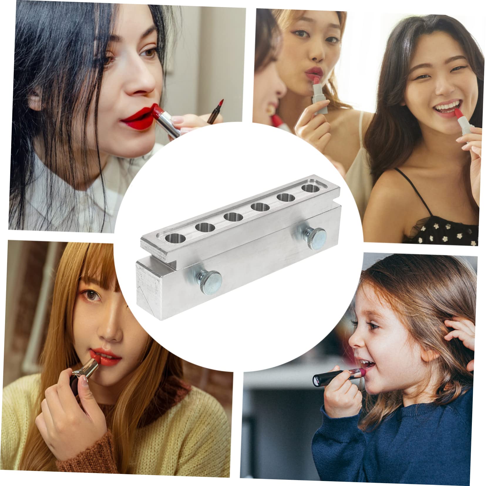 Kit Para Hacer Pintalabios De Aleación De Aluminio Molde De Lápiz Labial Herramienta Diy Para Brillo Labial Para Fabricación De Pintalabios Casa