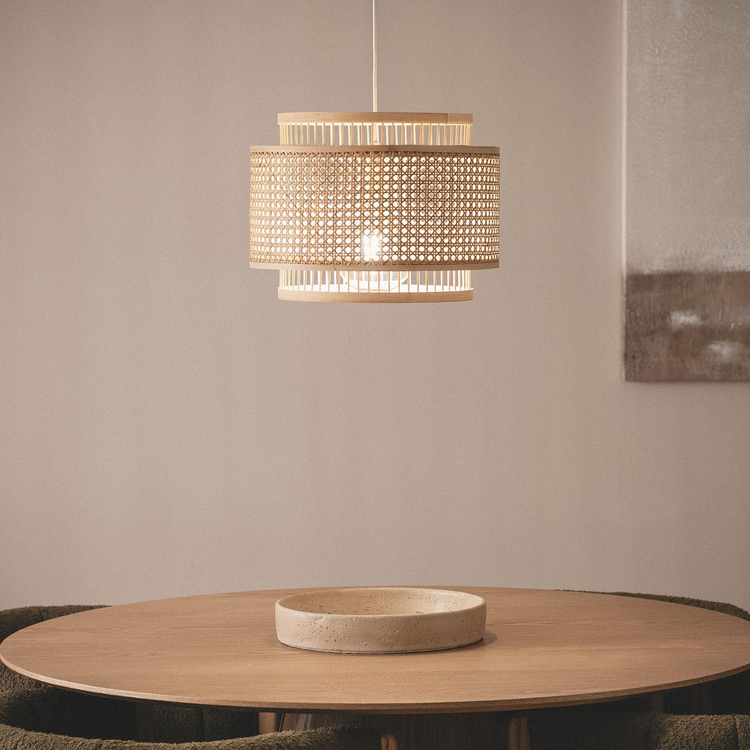 LEDKIA LIGHTING Suspension Bambou Bangkal Naturel