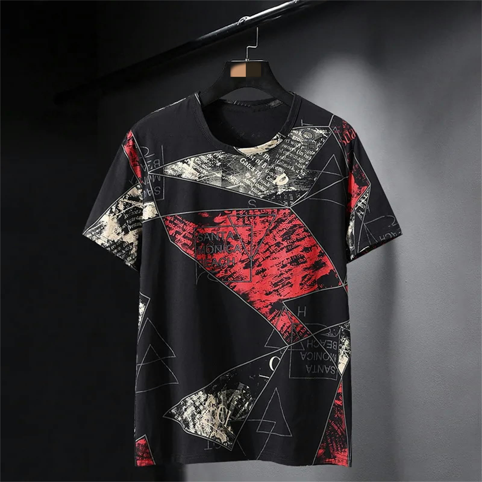 Camiseta De Manga Corta Camisetas De Gran Tamaño Hombres Grandes Topes 10Xl Tops Camisetas De Hop De Verano Hop Camisetas Estampadas Casuales