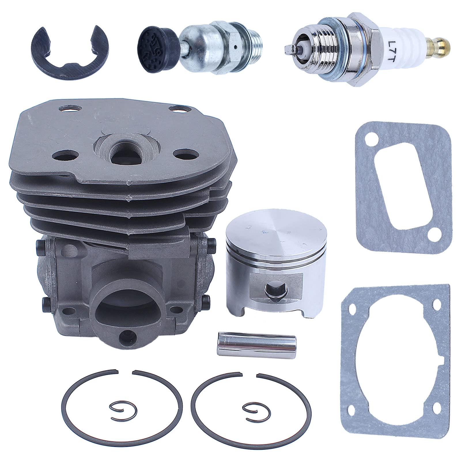 Sptozyg One Color 45Mm For Cylinder Piston Big Bore Kit For 340 340E 345 346Xp 353 351 350 Chainsaw Parts With Decompression 537253002 Husqvarna