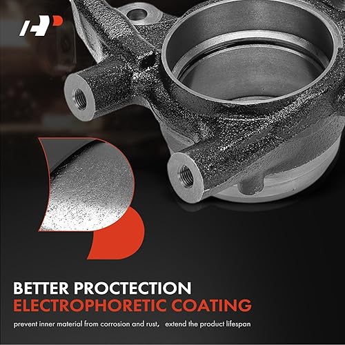 Miniatura 6 de A-Premium Manguito de dirección de suspensión delantera izquierda compatible con Hyundai Sonata 2008-2010 Sedan 2.4L 3.3L, lado del conductor