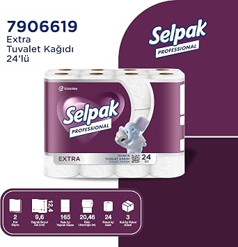 Selpak Professional Extra Tuvalet Kağıdı, 24 Rulo