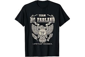 Team Mc Farland Lifetime Member - Show Your Mc Farland Pride with this Awesome T-shirt