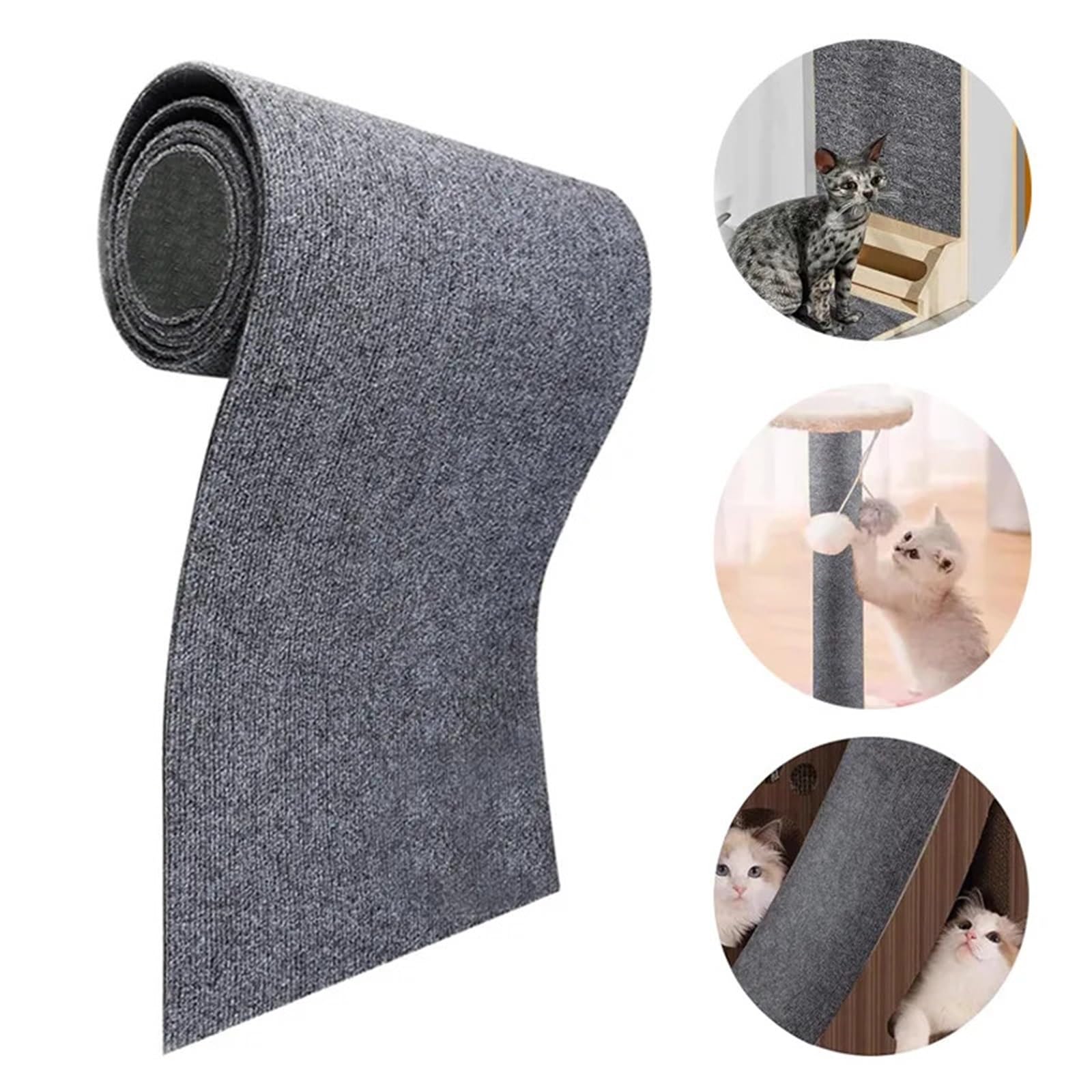Protector Sofa Gatos Arañazo Almohadilla for rascar Gatos, Pegatina autoadhesiva montada en la Pared, antiarañazos for sofás, Parche de reparación Protector for Muebles, no se Cae(30x200cm)