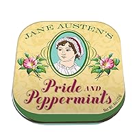 Vista 1 de The Unemployed Philosophers Guild Jane Austen Pride and Peppermints Mentas para el Aliento, 1 Lata, Peso Neto 0.4 oz (12g)