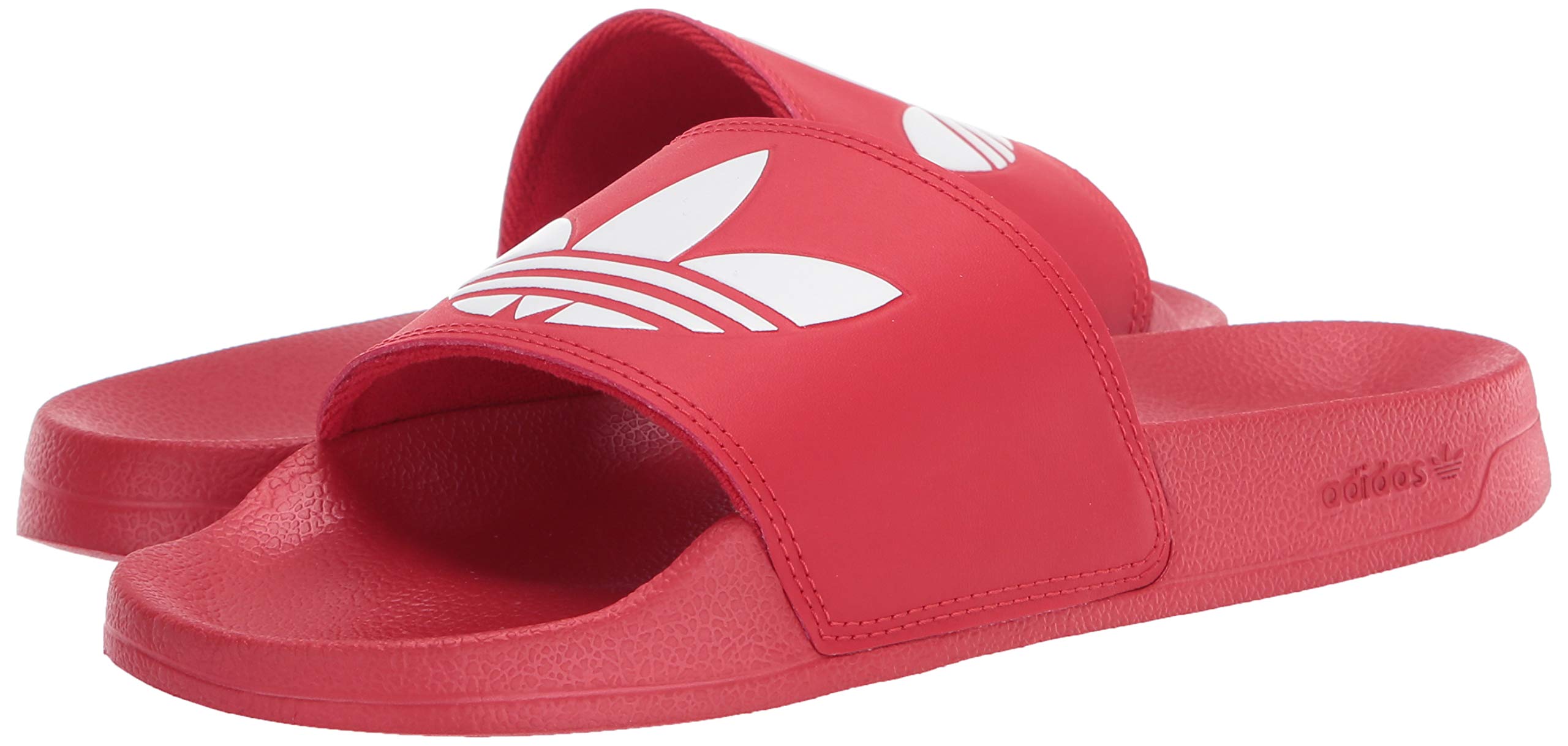 adidas Adilette Lite, Chanclas Hombre, Scarlet Ftwr Blanco Escarlata, 48 EU