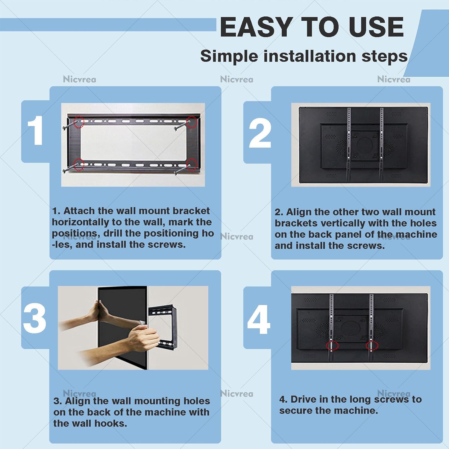 Digital Kiosk Advertising Media Player, Commercial Digital Signage LCD Monitor Screen, U-Disk Plug&Play, Landscape/Portrait, Loop Playback & Smart Split Screen 32inch