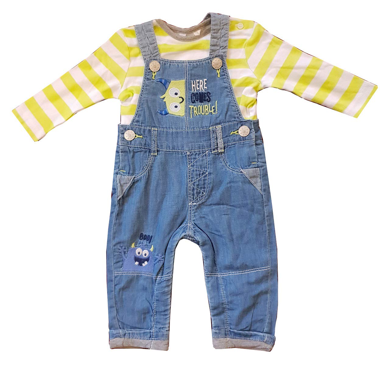 baby denim dungarees