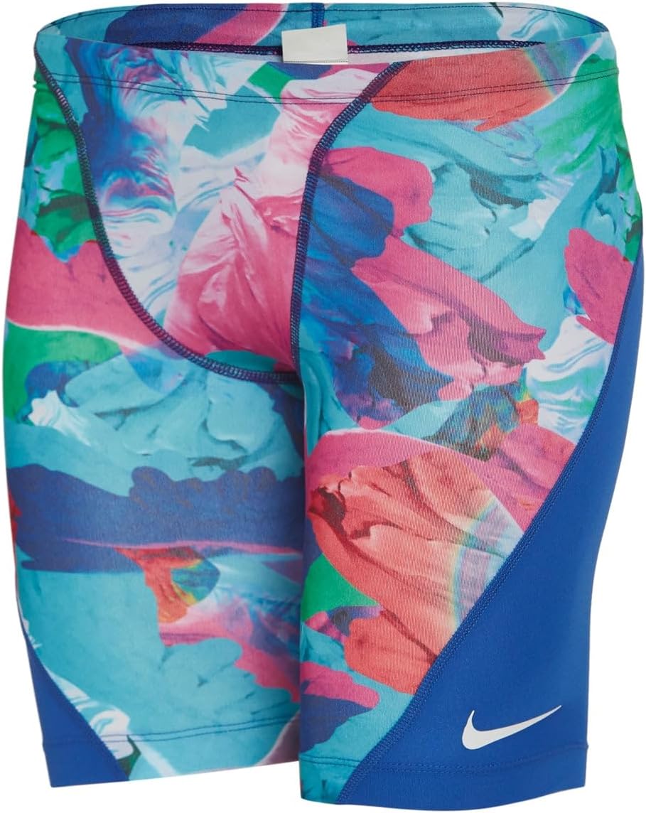 Nike HydraStrong Multi-Print Men's Jammer-Psychic Purple (Size 36)