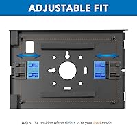 Vista 6 de Mount-It! Anti-Theft Tablet Kiosk, Locking Countertop Tablet Enclosure with Freestanding Base, Universal Enclosure Compatible with iPads Gen 7, 8, 9