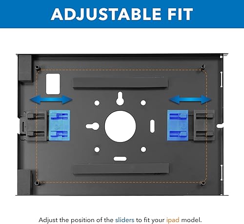 Miniatura 6 de Mount-It! Quiosco antirrobo para tableta, gabinete de tableta de encimera con bloqueo con base independiente, carcasa universal compatible con iPads