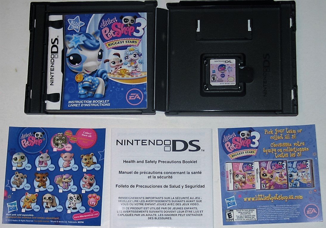 Littlest Pet Shop 3 Biggest Stars Blue Team - Nintendo DS (Renewed)