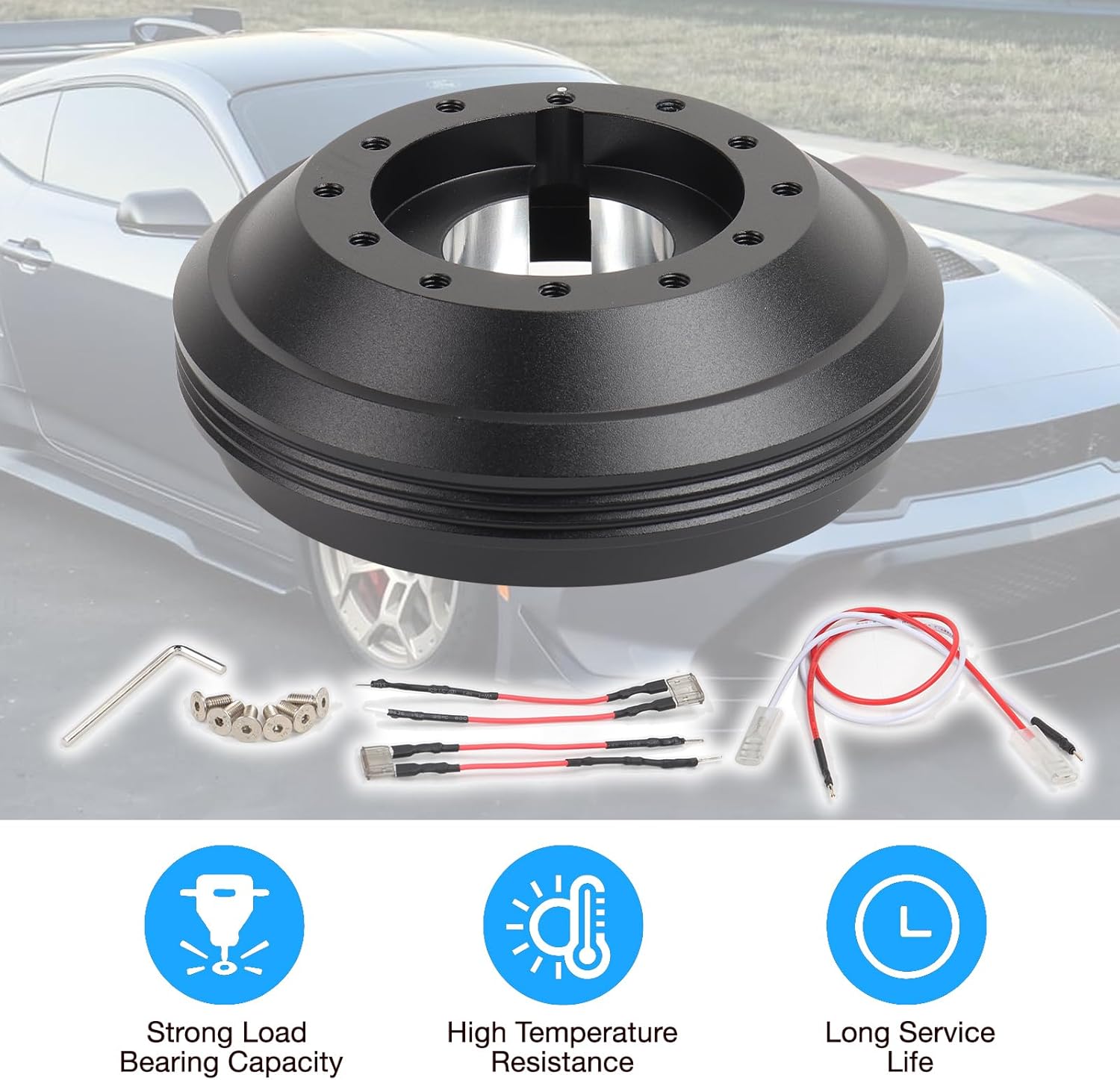 Steering Wheel Hub Adapter fit for Ford for F-150 2009-2019 for Focus 2008-2009 for Ford for Mustang 2005-2019 for Lotus Evora 2010-2014 2016-2019 for Mazda 3 2004-2024