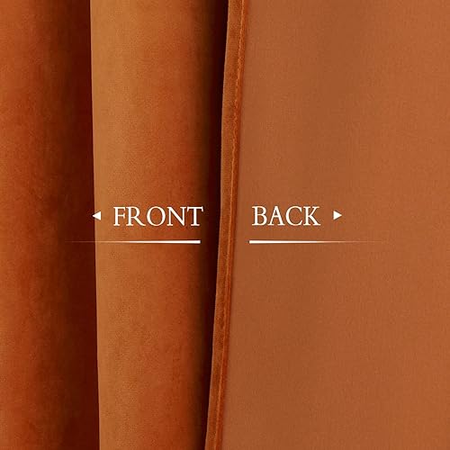 Miniatura 219 de StangH Cortinas verdes de terciopelo, cortinas extralargas para oscurecer la habitación del dormitorio, cortinas para sala de estar, cortina Verde