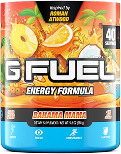 G Fuel Bahama Mama Elite Energy Powder inspirado en Roman Atwood 98 onzas 40 porciones