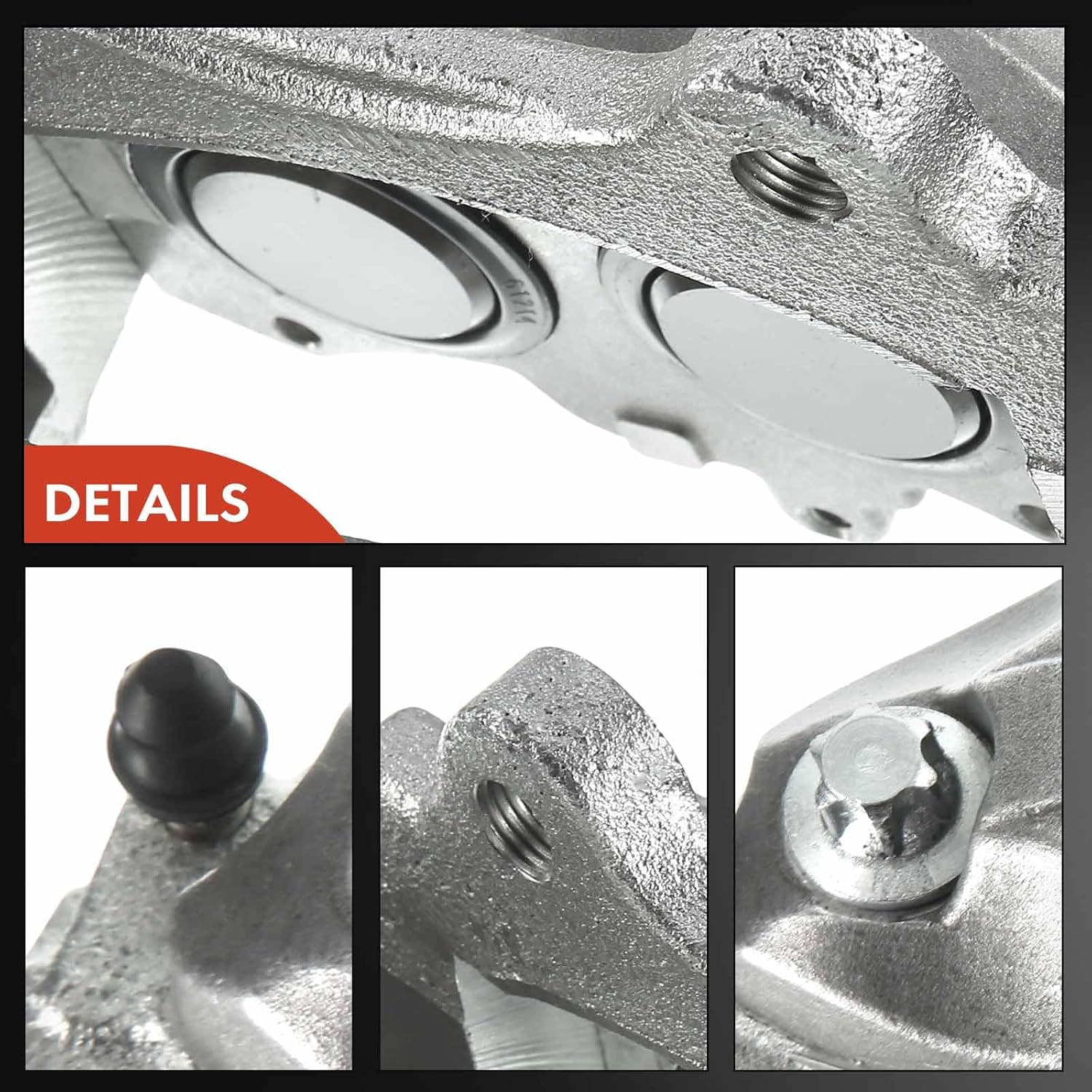 A-Premium Disc Brake Caliper Assembly Compatible with Select Mercedes-Benz Models - CL550 4Matic 2009-2014, S350 Base/Bluetec 4Matic 2012-2013, S550 4Matic 2007-2012 - Front Right Passenger