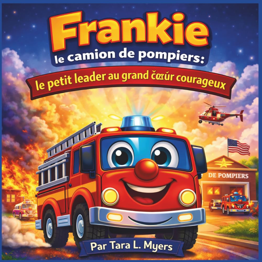 Frankie le camion de pompiers : le petit leader au grand cœur courageux: Le Petit Leader au Grand Cœur Courageux : Une Aventure Rythmée, Lumineuse et ... Leadership (Children's Storybooks in French)