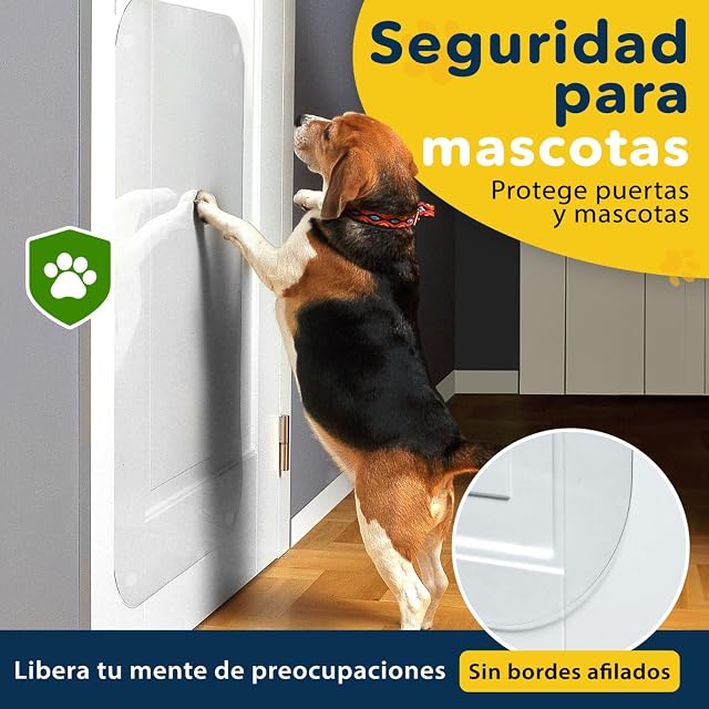 Foto 7 de 7 de Protecto 2-Pack Protector de Puertas Arañazos de Perro y Gato, 45 x 30 cm