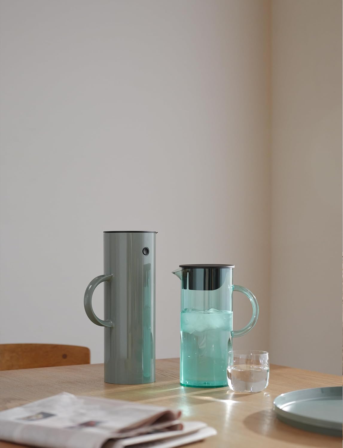 Stelton EM77 1 liter Vacuum Jug - Dusty Green