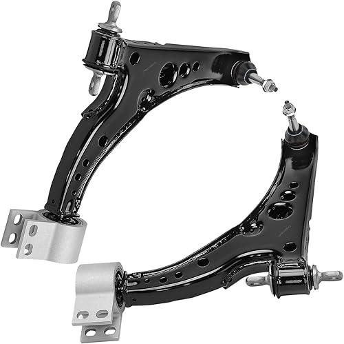 Miniatura 761 de Detroit Axle - Kit de brazos de control delanteros de 4 piezas para Chevrolet Aveo Aveo5 Pontiac G3 Wave Wave5 Suzuki Swift+, 2 brazos de control