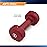 Marcy Neoprene Dumbbell, Single Piece, 8-lb, Burgundy