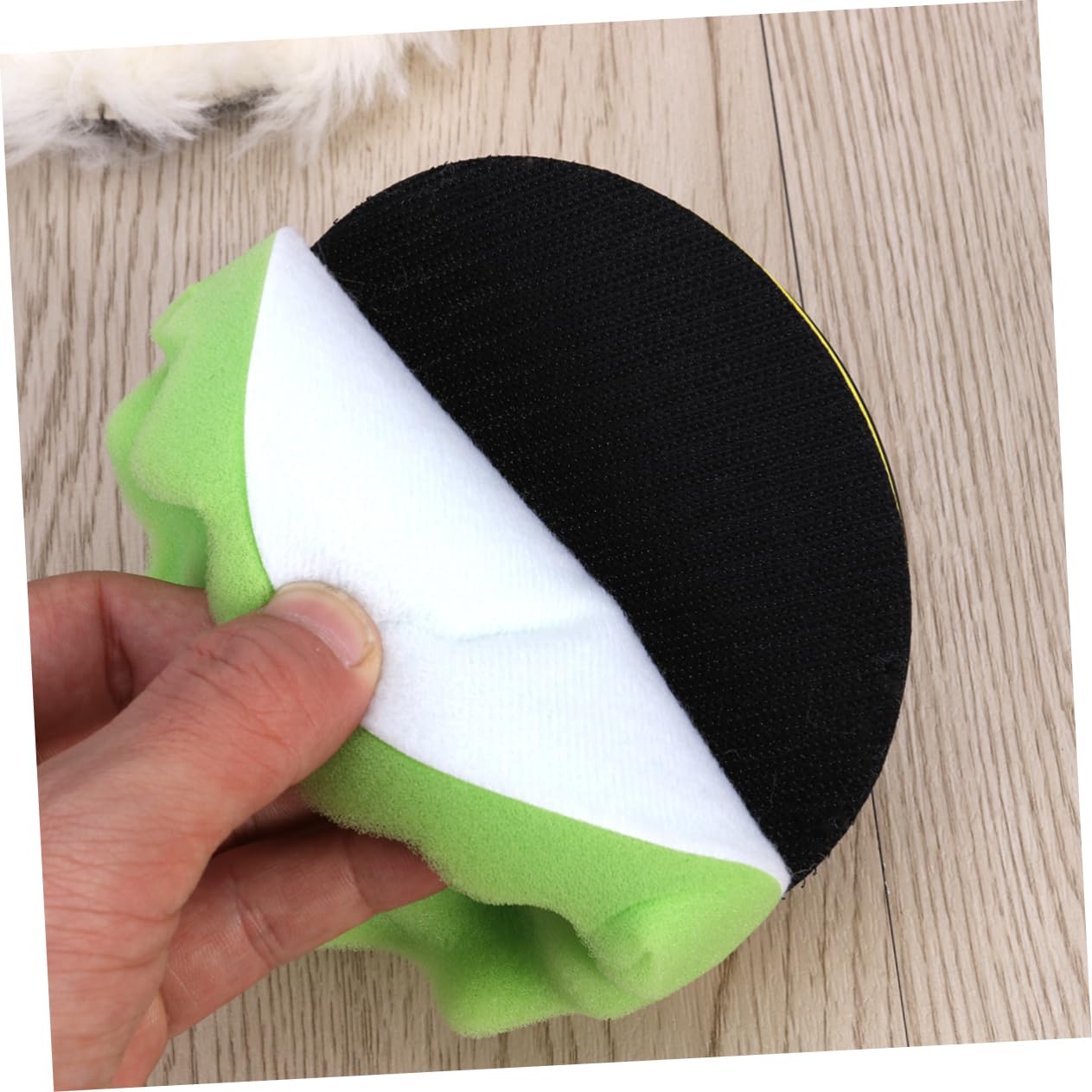 CALLARON 2 Sets Auto-detailing-kit 5 Zoll Selbstklebendes Polier- Und Polierpad-set Aus Wolle Und Pad Zum Lackieren Wachsen Polieren Und Versiegeln 7 Stück * 2