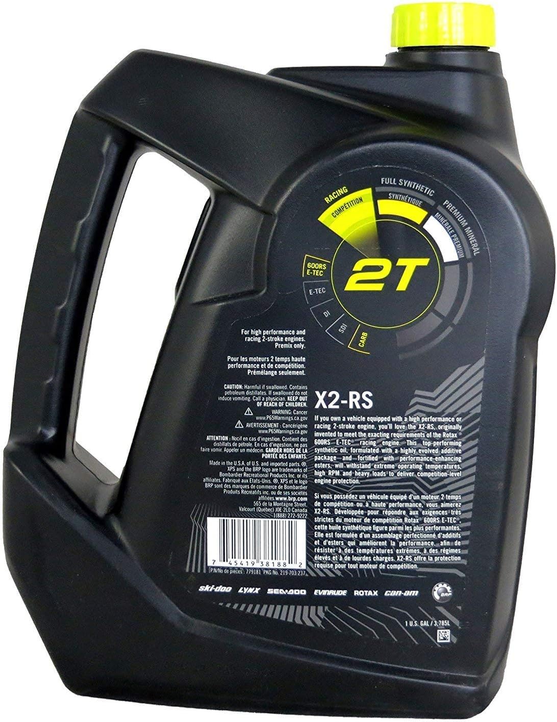 Amazon.com: BRP XPS X2-RS Synthetic 2-Stroke Racing Oil : Automotive