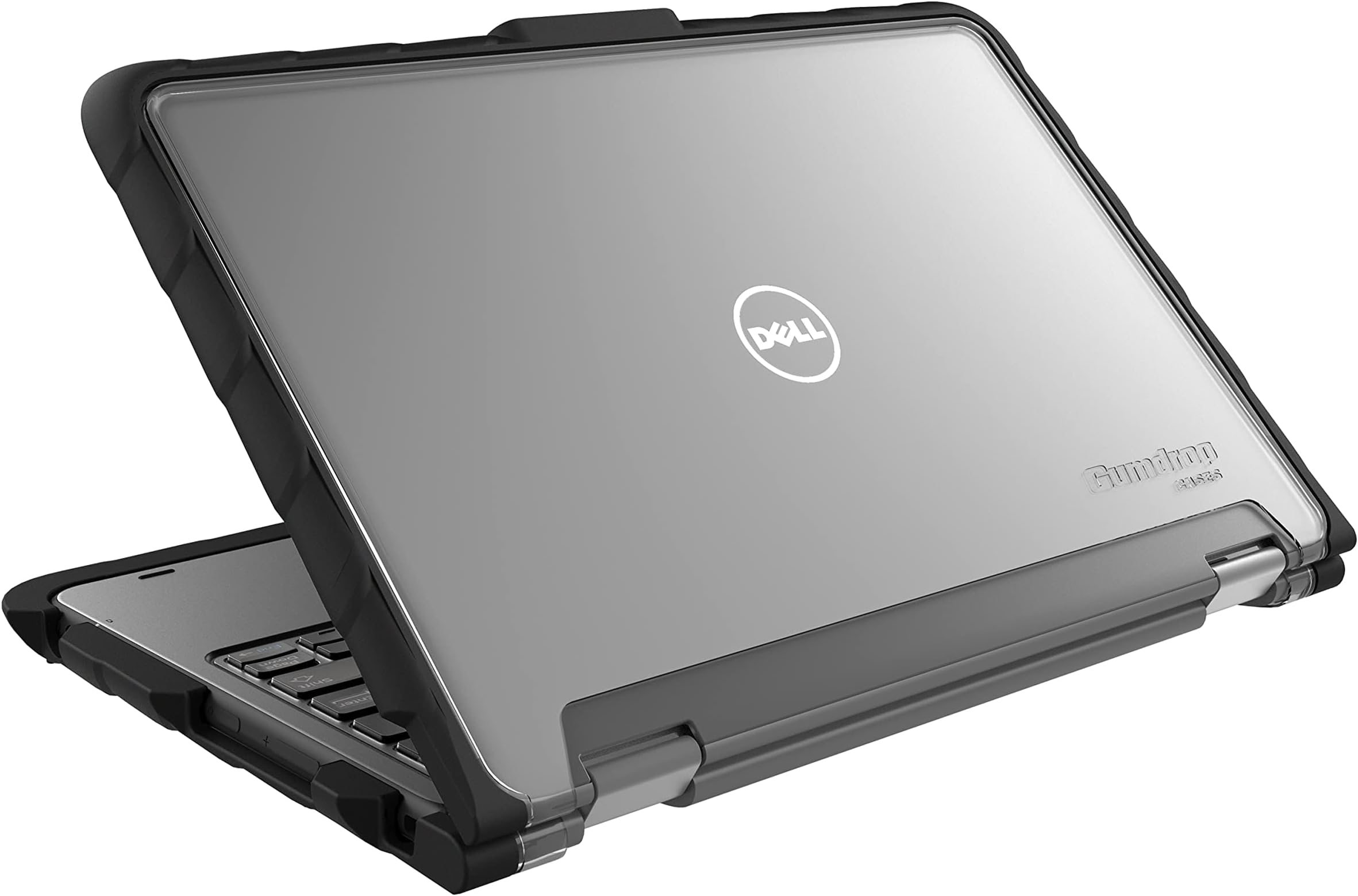 DropTech Case Designed for Dell 3190 and 3189 Latitude 2-in-1 Laptop for K-12 Students Teachers Kids - Black Rugged Shock Absorbing Extreme Drop Protection